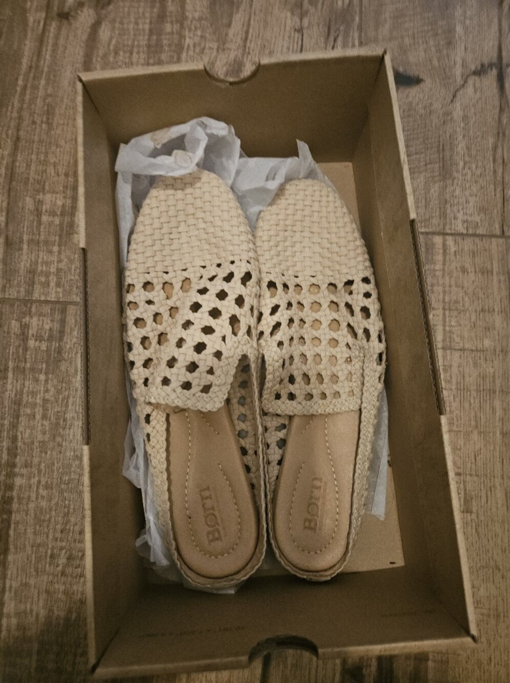 born cameo in natural woven cream loafers, 9  cutout beach resort minimalist